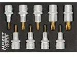 HAZET Schraubendreher-Steckschl&uuml;sseleinsatz Satz TORX&reg; Einlage 9-teilig -...