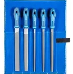 PFERD TOOLS Werkstattfeilen-Set WR 5-tlg. in Rolltasche Hieb 1 f&uuml;r grobe Zerspanung,