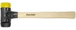 Wiha Schonhammer Safety mittelweich/mittelhart mit Hickory-Holzstiel, Rund-Schlagkopf
