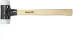 Wiha Schonhammer Safety sehr hart/sehr hart mit Hickory-Holzstiel, Rund-Schlagkopf -