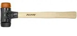 Wiha Schonhammer Safety mittelweich/ hart mit Hickory-Holzstiel, Rund-Schlagkopf -