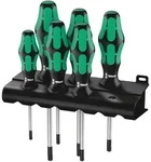 Wera 367/6 TORX Schraubendrehersatz Kraftform Plus TORX + Rack, 6-teilig -