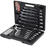 KS Tools GEARplus RINGSTOP-Ratschenringmaulschl&uuml;ssel-Satz, 30-tlg mit Adapter -