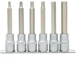 KS Tools 1/2" Bit-Stecknuss-Satz Innensechskant, lang, 6-tlg - 911.1336