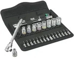 Wera 8100 SA 8 Zyklop Metal-Knarrensatz, Umschalthebel, 1/4"-Antrieb, metrisch,