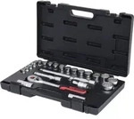 KS Tools 1/2" Steckschl&uuml;ssel-Satz, 24-tlg 12-kant - 911.1595