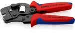 KNIPEX Selbsteinstellende Crimpzange f&uuml;r Aderendh&uuml;lsen Vierkant-Crimp br&uuml;niert -
