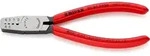 KNIPEX Crimpzange f&uuml;r Aderendh&uuml;lsen 145 mm mit Kunststoff &uuml;berzogen poliert -