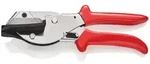 KNIPEX Schneider f&uuml;r Flachbandkabel mit Kunststoff-H&uuml;llen verchromt 215 mm -