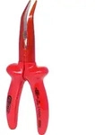KS Tools 1000V Flachrundzange, beschichteter Arbeitskopf, gebogen, 200mm - 117.1719