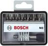 Bosch Schrauberbit-Set Robust Line M Extra-Hart, 12 + 1-teilig, 25 mm, Torx -