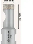 Bosch PRO Diamanttrockenbohrer Dry Speed Best for Ceramic, 16 x 30 mm - 2608587114