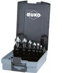 RUKO Kegelsenker-Satz DIN 335 Form C 90&deg; HSS - 6-tlg. - 102152RO