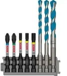 Bosch PRO Impact Control Schrauberbitpack, 8-teilig, gemischt mit Mehrzweckbohrer -
