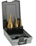Bosch Stufenbohrer HSS-TiN-Set, 3-teilig, 4 - 12 mm, 4 - 20 mm, 6 - 30 mm -