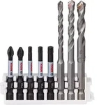 Bosch Impact Control Schrauberbitpack, 8-teilig, gemischt mit Hex-9 Ceramic...
