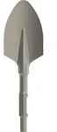 Bosch PRO Spatmei&szlig;el mit 30-mm-Sechskantaufnahme, abgerundet, 400 x 135 mm -