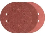 Bosch Schleifblatt-Set f&uuml;r Exzenterschleifer, 25-teilig, 8 L&ouml;cher, 115 mm, 80...