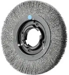 PFERD TOOLS POS Rundb&uuml;rste breit ungezopft RBU Edelstahl-Draht Schleifbock -