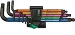Wera 950/9 Hex-Plus Multicolour 1 Winkelschl&uuml;sselsatz, metrisch, BlackLaser,