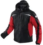 K&Uuml;BLER Winter Softshell Jacke schwarz/mittelrot XS - 1041 7322-9955-XS -