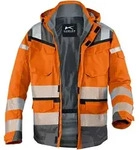 K&Uuml;BLER REFLECTIQ Wetterjacke SYMPATEX&reg; PSA 2 warnorange/anthrazit XS - 1307