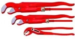 Rothenberger Zangenset: Eckrohrzange 1"+1.1/2", Wasserpumpenzange 10" - 070140X