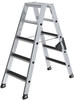 Munk Stufen-Stehleiter beidseitig begehbar mit clip-step 2x5 Stufen - 041605