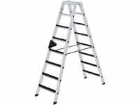 Munk Stufen-Stehleiter beidseitig begehbar mit clip-step 2x8 Stufen - 041608