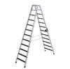 Munk Stufen-Stehleiter beidseitig begehbar mit clip-step 2x12 Stufen - 041612