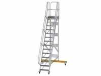 Munk Plattformtreppe fahrbar 60° Stufenbreite 600 mm 14 Stufen - 600714