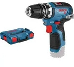 Bosch Akku-Bohrschrauber GSR 12V-35 FC, Solo Version, 1 Aufsatz, L-BOXX -...