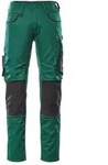 MASCOT Herren Lemberg Hose mit Knietaschen UNIQUE Gr&uuml;n / Schwarz 60 -