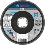 Bosch PRO F&auml;cherschleifscheibe X571 Best for Metal, gewinkelt, Fiber - 2608619203