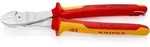KNIPEX Kraft-Seitenschneider mit Befestigungs&ouml;se verchromt - 7406250T