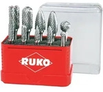RUKO Hartmetall-Fr&auml;sstifte-Satz HM - 10-tlg. - 116002