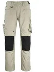 MASCOT Erlangen Hose mit Knietaschen UNIQUE Hellkhaki / Schwarz 68 -