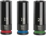 Wera Wheel Impaktor C Set 1 Steckschl&uuml;sseleinsatz-Satz, 1/2"-Antrieb, 3-teilig...