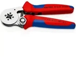 KNIPEX Selbsteinstellende Crimpzange f&uuml;r Aderendh&uuml;lsen Vierkant-Crimp verchromt -