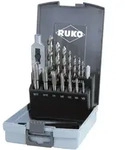 RUKO Einschnittgewindebohrer-Satz HSS - 15-tlg. - 245004RO