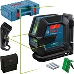 Bosch Linienlaser GLL 2-15 G mit Deckenklemme und Handwerkerkoffer blau/schwarz...