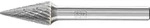 PFERD TOOLS Hartmetall Fr&auml;sstift Spitzkegel SKM Z3P universal mittel kreuzverzahnt -