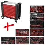 KS Tools Performanceplus Werkstattwagen-Satz P25 mit 564 Werkzeugen f&uuml;r 8...