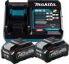 Makita Power Source Kit Li 40V 4,0Ah inkl. Schnellladegerät & 2 Akkus im MAKPA...