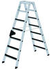 Munk Stufen-Stehleiter beidseitig begehbar mit clip-step 2x7 Stufen - 041607