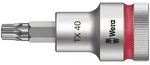 Wera 8767 C HF TORX Zyklop Bitnuss mit 1/2"-Antrieb mit Haltefunktion Rot -