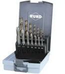 RUKO Maschinengewindebohrer-Satz M DIN 371 / 376 Form B HSS-Co 5 mit Sch&auml;lanschnitt