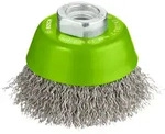 Bosch PRO Topfb&uuml;rste, Edelstahl, gewellter Draht, M14, 8500-12500 U/min - 2608622061