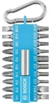 Bosch 21-teiliges Schrauberbit-Set mit Snap-hook, Hellblau - 2607002822