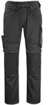 MASCOT Erlangen Hose mit Knietaschen UNIQUE Schwarz / Dunkelanthrazit 50 -